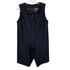 Men's Black Sleeveless Suit